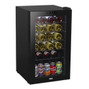 Baridi DH9  24 Bottle Wine Fridge with Digital Touchscreen Controls & LED Light, Black