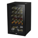 Baridi DH9  24 Bottle Wine Fridge with Digital Touchscreen Controls & LED Light, Black