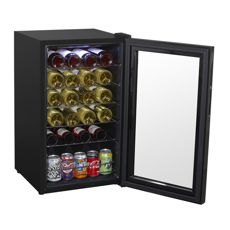 Baridi DH9  24 Bottle Wine Fridge with Digital Touchscreen Controls & LED Light, Black