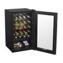 Baridi DH9  24 Bottle Wine Fridge with Digital Touchscreen Controls & LED Light, Black