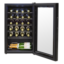 Baridi DH9  24 Bottle Wine Fridge with Digital Touchscreen Controls & LED Light, Black