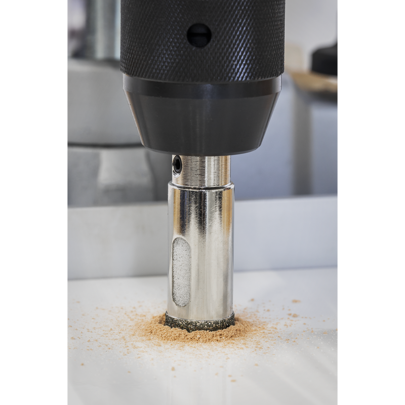 Sealey DHS18 Electroplated Diamond Hole Saw Diameter 18mm