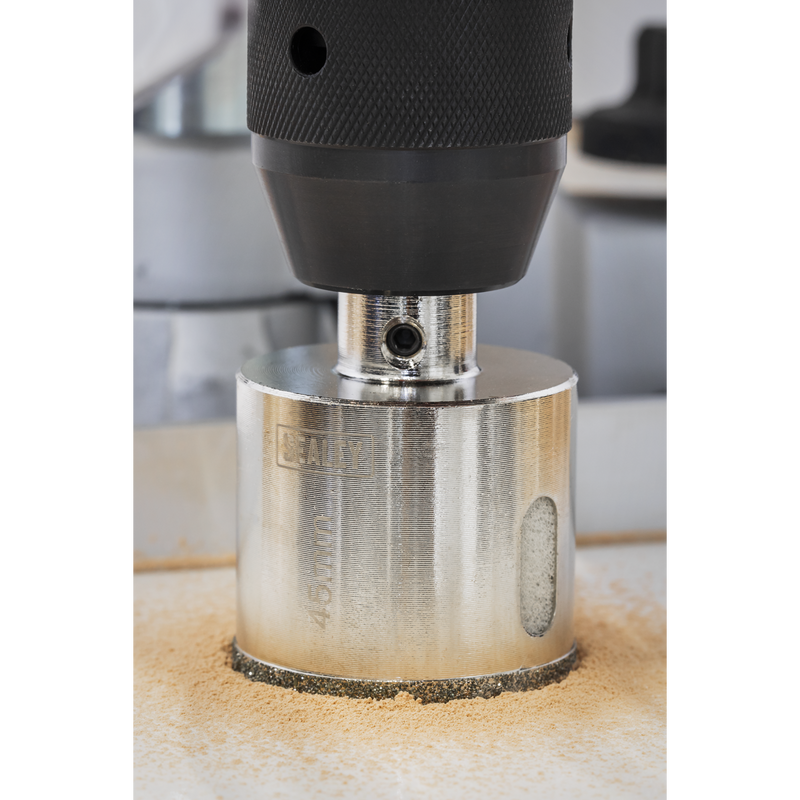 Sealey DHS45 Electroplated Diamond Hole Saw Diameter 45mm