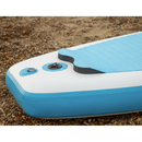 Dellonda DL152 Inflatable Stand-Up Paddle Board 10'6" - Light Blue/White