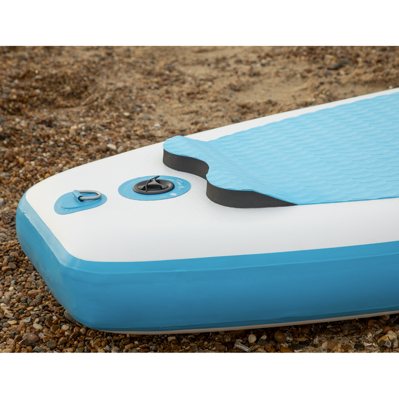 Dellonda DL152 Inflatable Stand-Up Paddle Board 10'6" - Light Blue/White