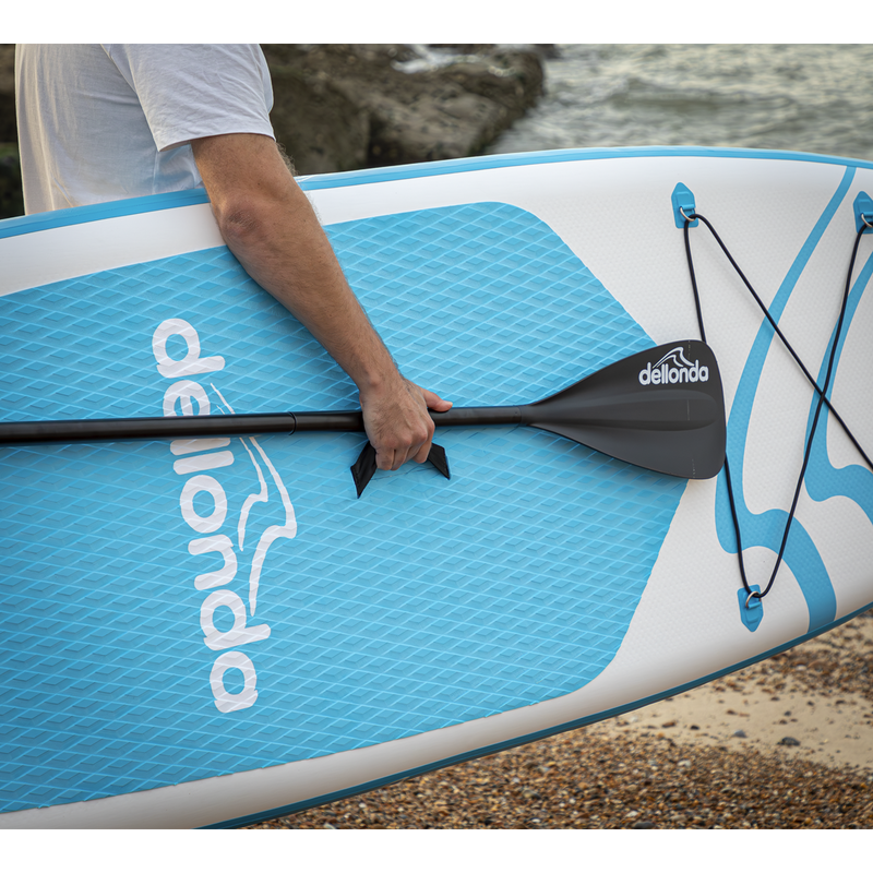 Dellonda DL152 Inflatable Stand-Up Paddle Board 10'6" - Light Blue/White