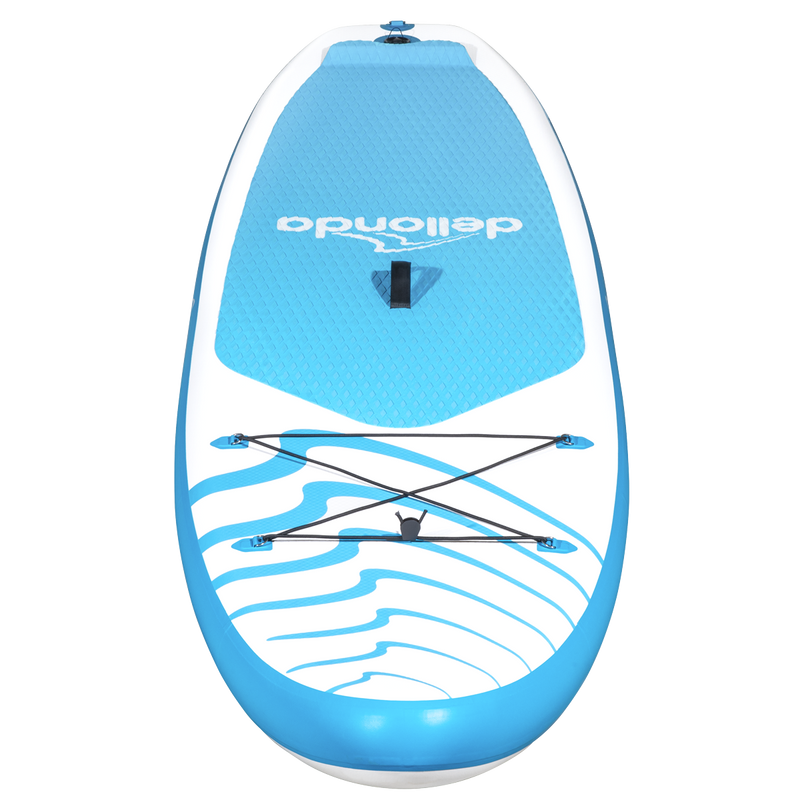 Dellonda DL152 Inflatable Stand-Up Paddle Board 10'6" - Light Blue/White