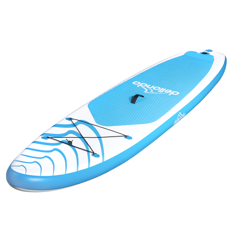 Dellonda DL152 Inflatable Stand-Up Paddle Board 10'6" - Light Blue/White