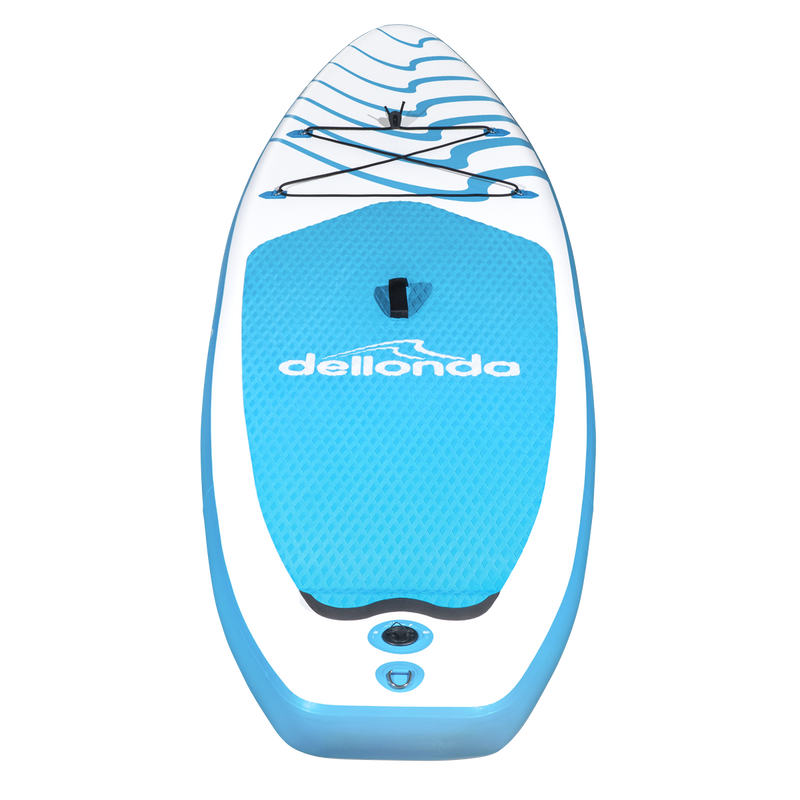 Dellonda DL152 Inflatable Stand-Up Paddle Board 10'6" - Light Blue/White