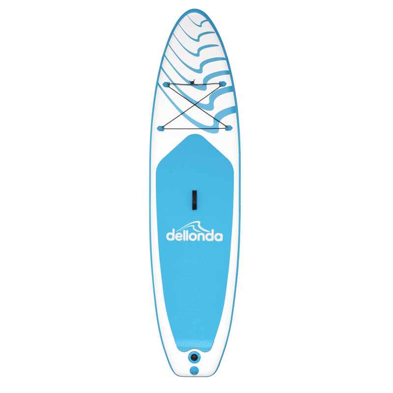 Dellonda DL152 Inflatable Stand-Up Paddle Board 10'6" - Light Blue/White