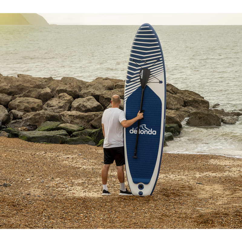 Dellonda DL153 Inflatable Stand-Up Paddle Board 10'2" - Dark Blue