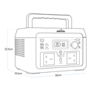 Dellonda DL161 Portable Power Station 600W