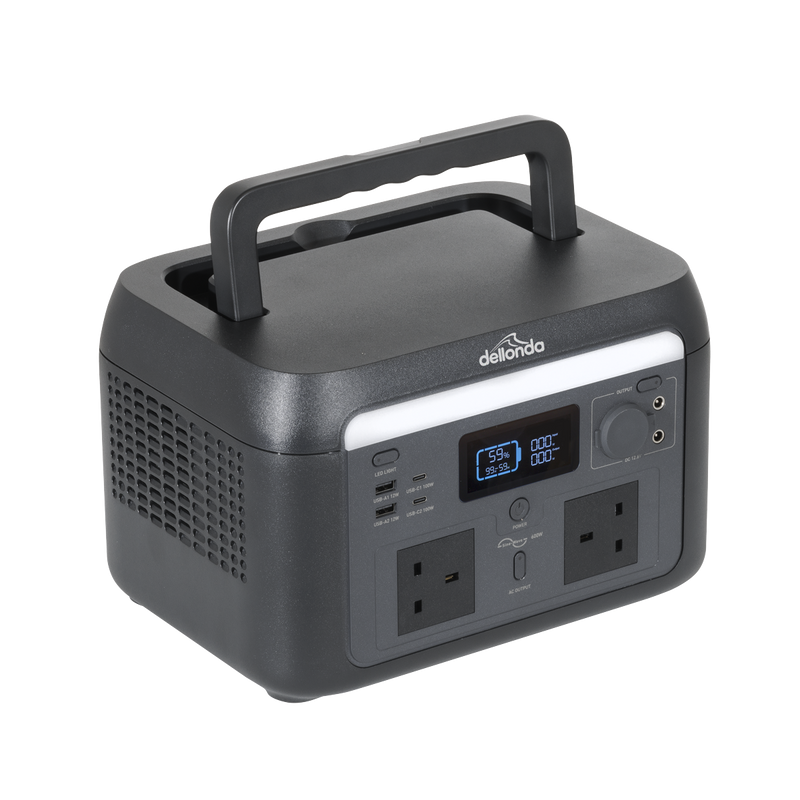 Dellonda DL161 Portable Power Station 600W