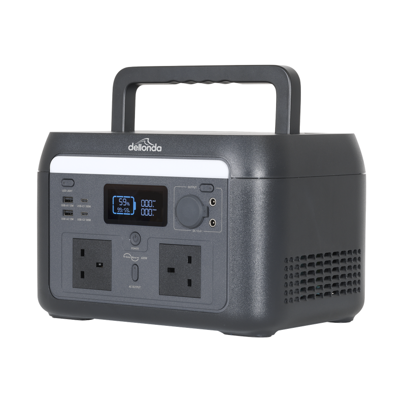 Dellonda DL161 Portable Power Station 600W