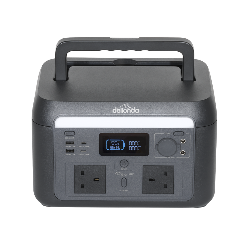 Dellonda DL161 Portable Power Station 600W