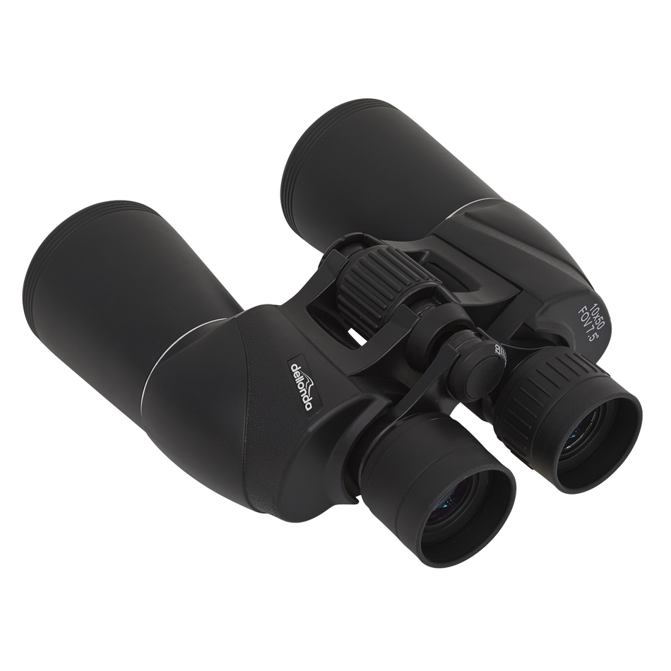 Dellonda DL2 Porro Prism BAK4 Binoculars with Case & Lens Caps 10x50mm