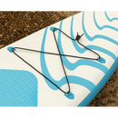 Dellonda DL152 Inflatable Stand-Up Paddle Board 10'6" - Light Blue/White