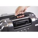 Dellonda DL9 Lightweight ABS Luggage Set 3pc - Silver