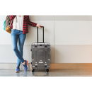 Dellonda DL9 Lightweight ABS Luggage Set 3pc - Silver