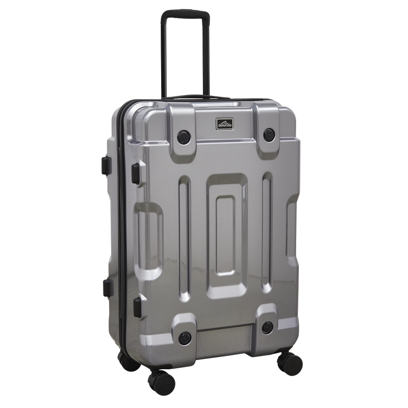 Dellonda DL9 Lightweight ABS Luggage Set 3pc - Silver