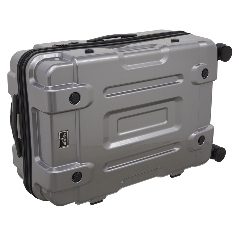 Dellonda DL9 Lightweight ABS Luggage Set 3pc - Silver