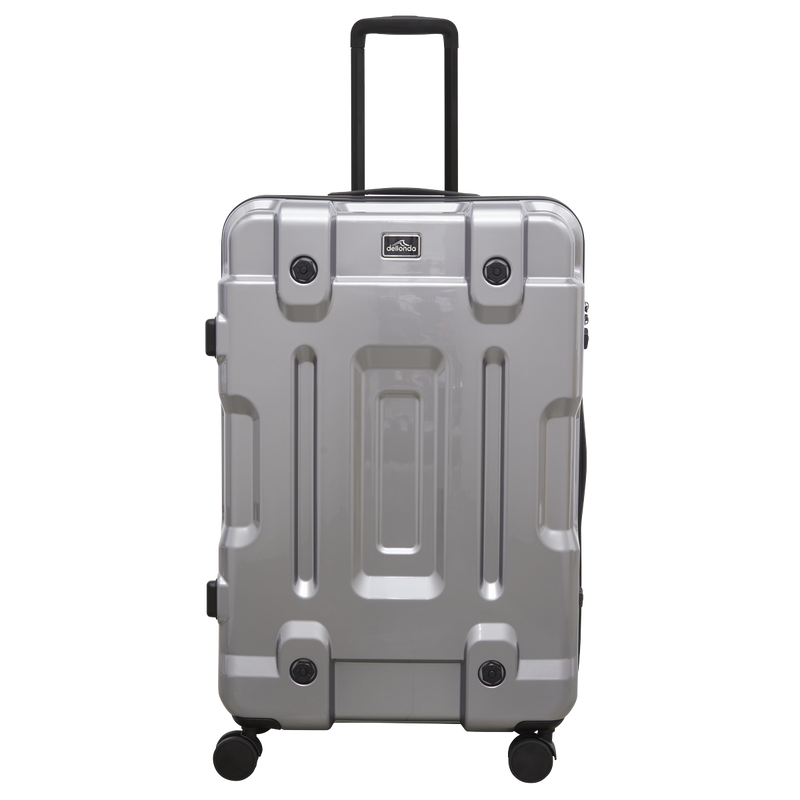 Dellonda DL9 Lightweight ABS Luggage Set 3pc - Silver