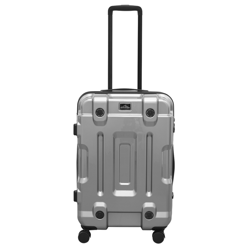 Dellonda DL9 Lightweight ABS Luggage Set 3pc - Silver