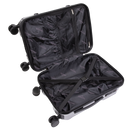 Dellonda DL9 Lightweight ABS Luggage Set 3pc - Silver