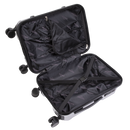 Dellonda DL9 Lightweight ABS Luggage Set 3pc - Silver