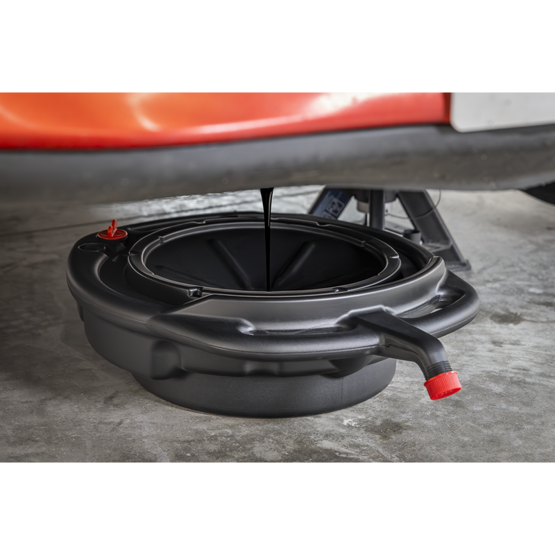Sealey DRP39 Oil/Fluid Drain Pan & Recycling Container 11L