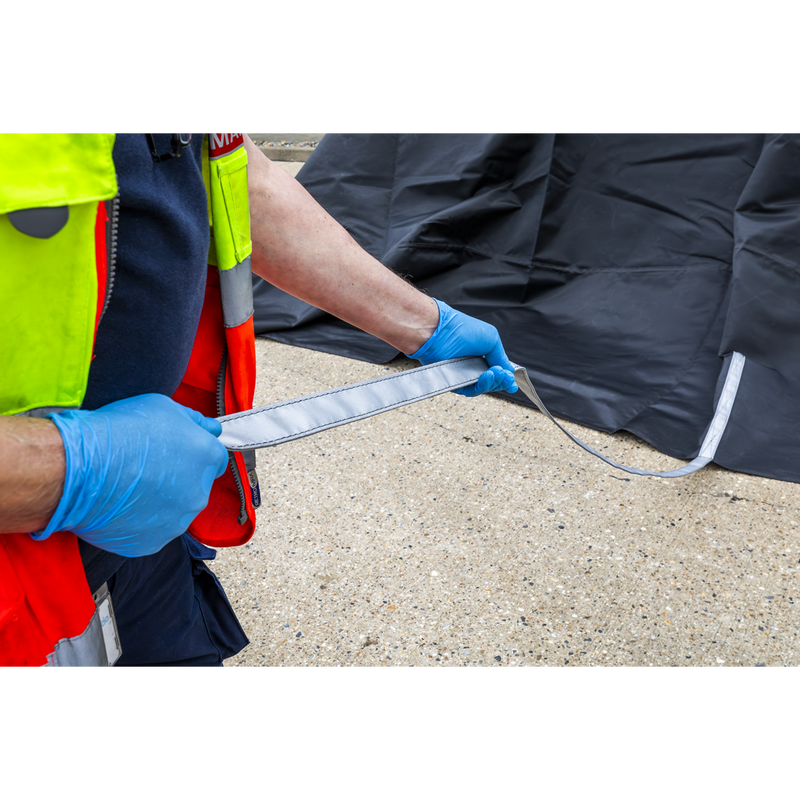 Sealey EV1000 Vehicle Fire Safety Blanket - PU Coated 6 x 8m