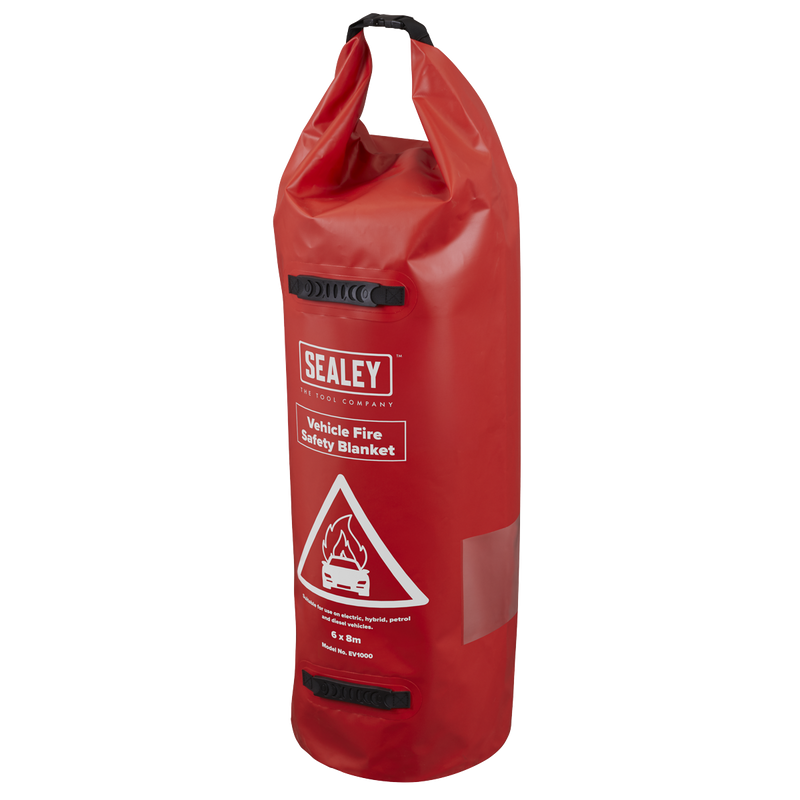 Sealey EV1000 Vehicle Fire Safety Blanket - PU Coated 6 x 8m