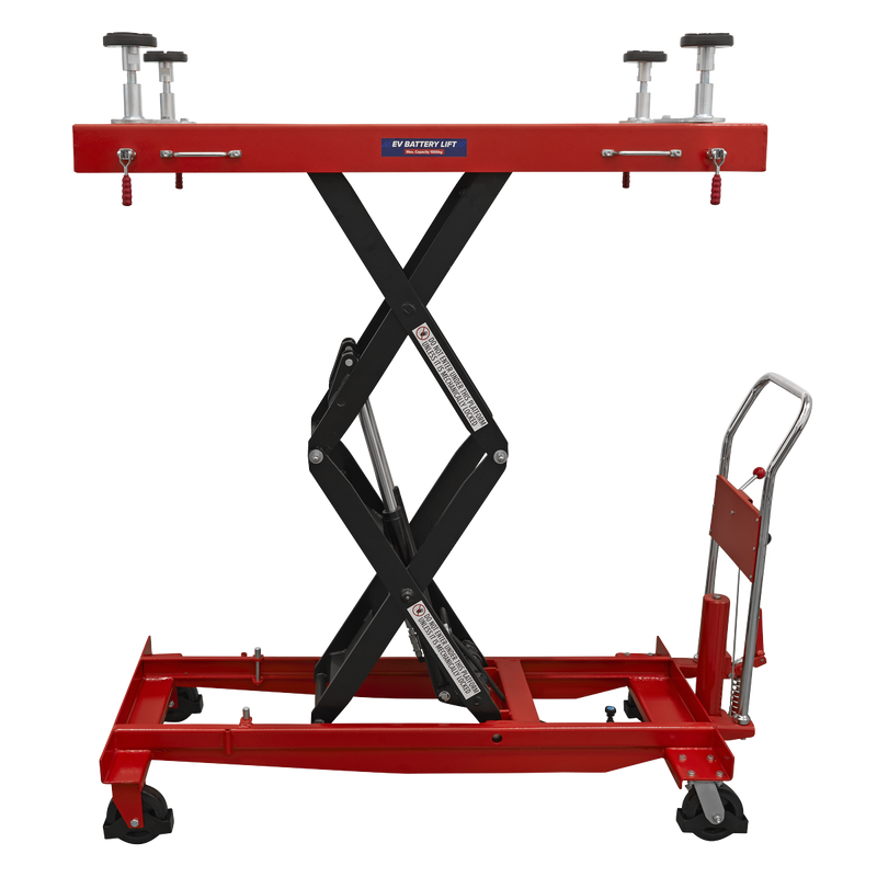 Sealey EVBT1000 1000kg Capacity EV Battery Lift/Hydraulic Platform Truck High Lift