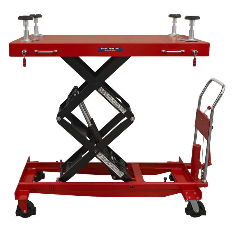 Sealey EVBT1000 1000kg Capacity EV Battery Lift/Hydraulic Platform Truck High Lift