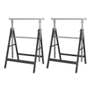 Sealey FDT32 Fold Down Telescopic Trestle - 200kg Capacity - Pair