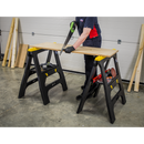 Sealey FDT42 Heavy-Duty Folding Composite Trestles