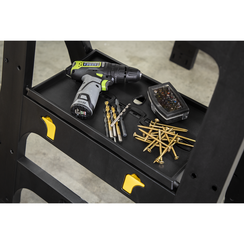 Sealey FDT42 Heavy-Duty Folding Composite Trestles