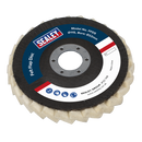 Sealey FFD5 Felt Flap Disc √ò115mm √ò22mm Bore - Pack of 5