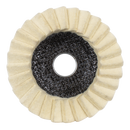 Sealey FFD5 Felt Flap Disc √ò115mm √ò22mm Bore - Pack of 5