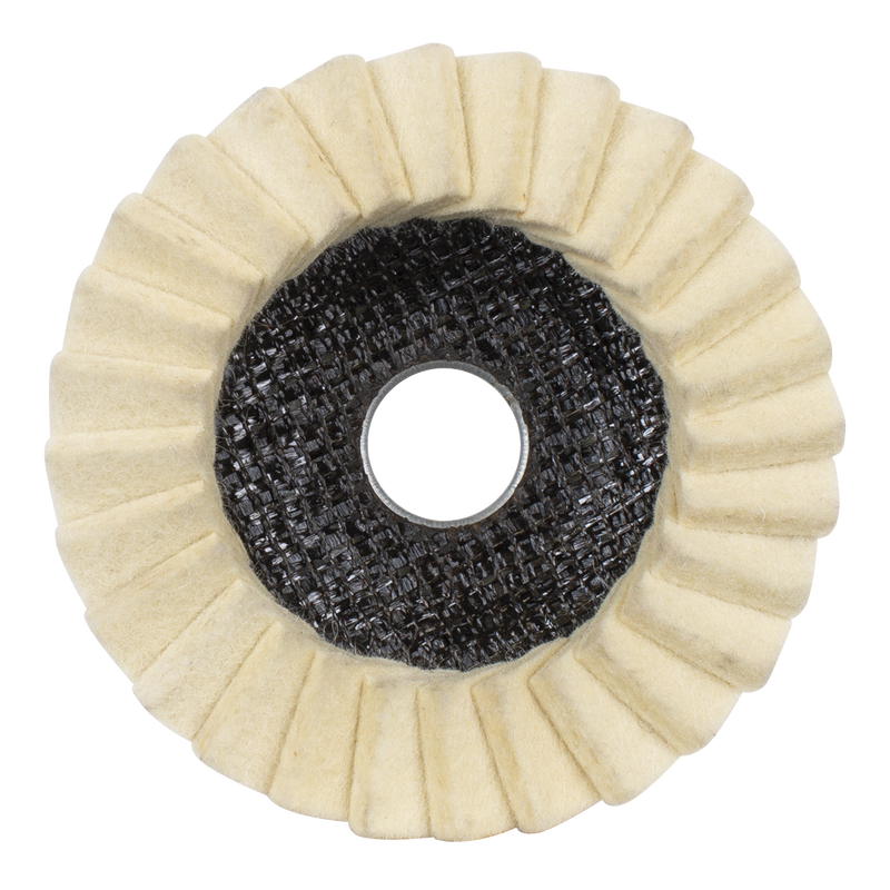 Sealey FFD5 Felt Flap Disc √ò115mm √ò22mm Bore - Pack of 5
