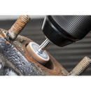 Sealey FW2510ASS Abrasive Flap Wheel Diameter 25 x 10mm Diameter 6mm Shaft Assorted Grit - Pack of 5