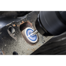 Sealey FW2520805 Abrasive Flap Wheel Diameter 25 x 20mm 80Grit Diameter 6mm Shaft - Pack of 5