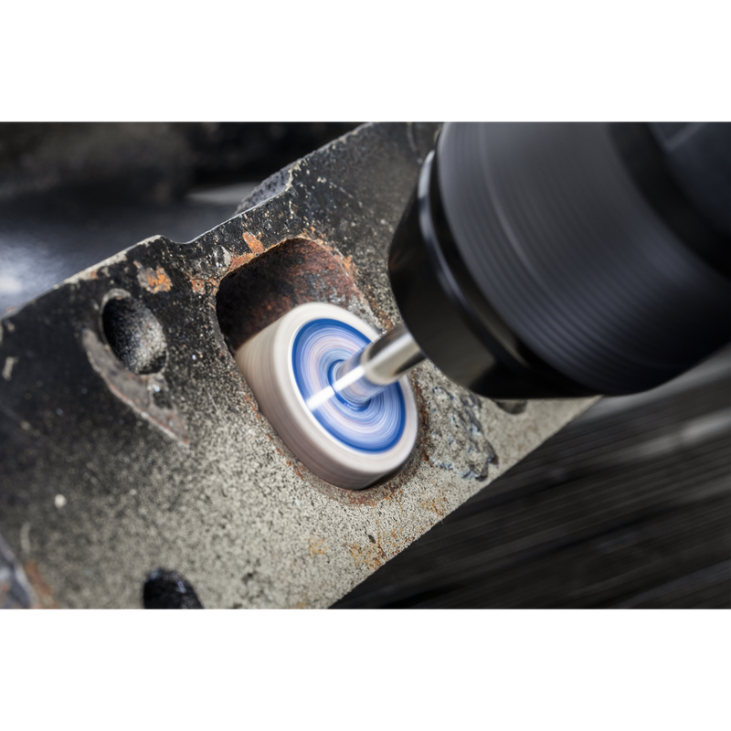 Sealey FW2520ASS Abrasive Flap Wheel Diameter 25 x 20mm Diameter 6mm Shaft Assorted Grit - Pack of 5