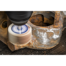 Sealey FW4020405 Abrasive Flap Wheel Diameter 40 x 20mm 40Grit Diameter 6mm Shaft - Pack of 5