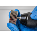 Sealey FW4020605 Abrasive Flap Wheel Diameter 40 x 20mm 60Grit Diameter 6mm Shaft - Pack of 5