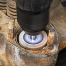 Sealey FW4020ASS Abrasive Flap Wheel Diameter 40 x 20mm Diameter 6mm Shaft Assorted Grit - Pack of 5