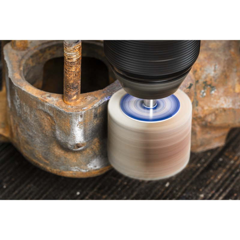 Sealey FW4030605 Abrasive Flap Wheel Diameter 40 x 30mm 60Grit Diameter 6mm Shaft - Pack of 5