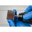 Sealey FW4030ASS Abrasive Flap Wheel Diameter 40 x 30mm Diameter 6mm Shaft Assorted Grit - Pack of 5