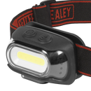 Sealey HT08R Rechargeable Head Torch with Auto-Sensor 8W COB LED