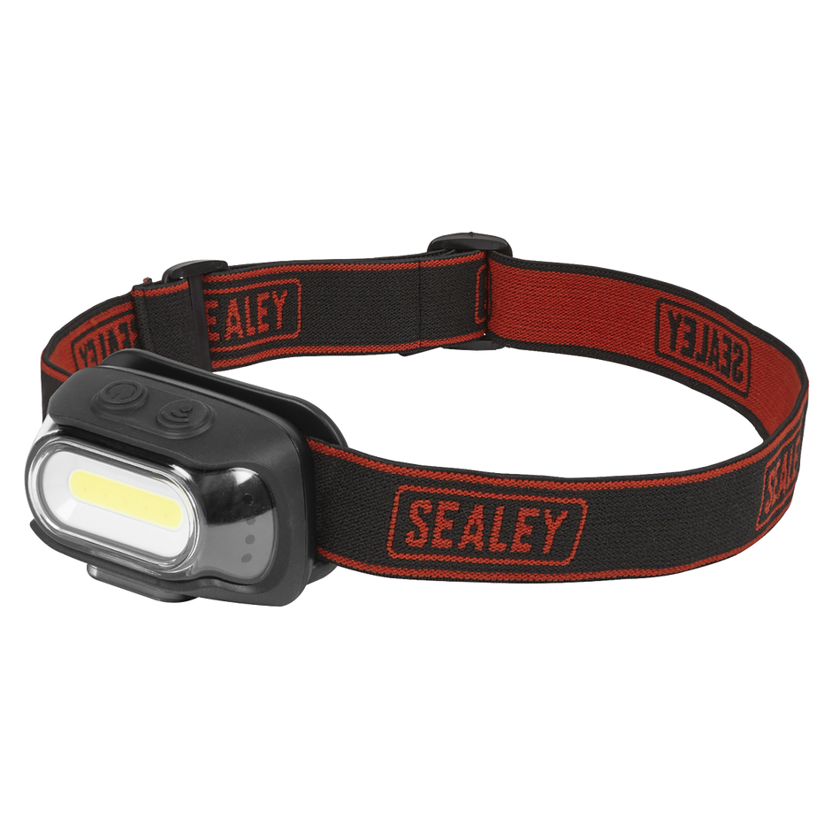Sealey HT08R Rechargeable Head Torch with Auto-Sensor 8W COB LED